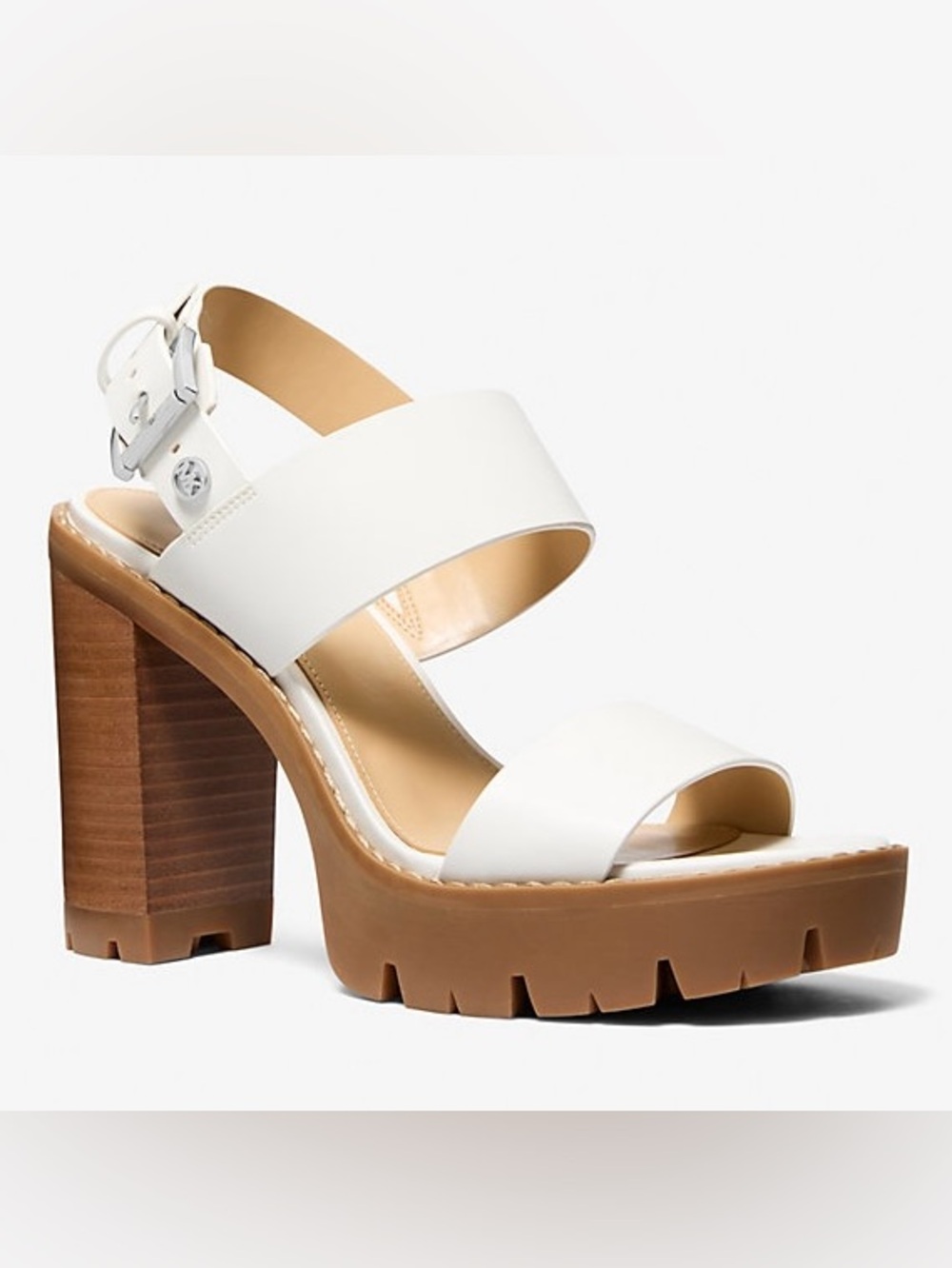 Michael Kors Holland Platform Sandal – Women’s Size 8 – Optic White New With Box